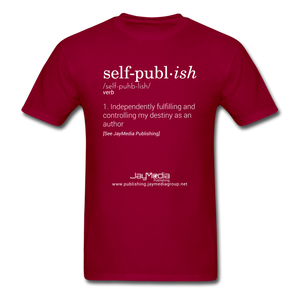 Self-Publ-ish Unisex Classic T-Shirt Dark - dark red