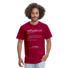 Load image into Gallery viewer, Self-Publ-ish Unisex Classic T-Shirt Dark - dark red