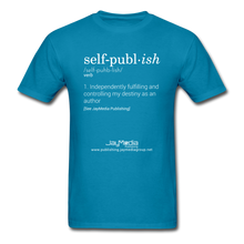 Load image into Gallery viewer, Self-Publ-ish Unisex Classic T-Shirt Dark - turquoise