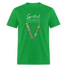 Load image into Gallery viewer, Spiritual Vitamins Unisex Classic T-Shirt - bright green