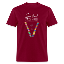 Load image into Gallery viewer, Spiritual Vitamins Unisex Classic T-Shirt - burgundy