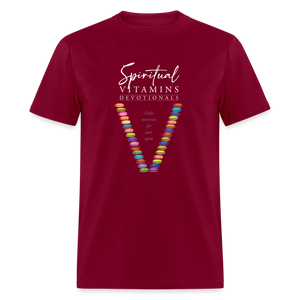 Spiritual Vitamins Unisex Classic T-Shirt - burgundy