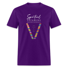 Load image into Gallery viewer, Spiritual Vitamins Unisex Classic T-Shirt - purple