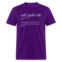 Load image into Gallery viewer, Self-Publ-ish Unisex Classic T-Shirt Dark - purple