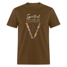 Load image into Gallery viewer, Spiritual Vitamins Unisex Classic T-Shirt - brown