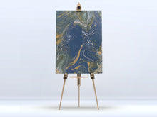 Load image into Gallery viewer, 14x18&quot; Blue and Orange Canvas Panel