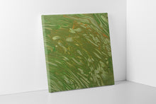 Load image into Gallery viewer, 5x5&quot; Green Canvas Panel