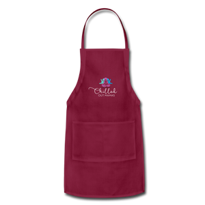 Chilled Out Mamas Apron - burgundy