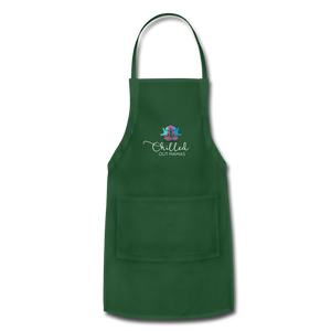 Chilled Out Mamas Apron - forest green