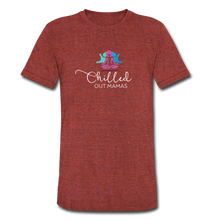 Load image into Gallery viewer, Chilled Out Mamas Unisex T-Shirt - heather cranberry