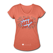 Load image into Gallery viewer, TC &quot;Help! I Have Young Adults&quot; Women&#39;s Tri-Blend V-Neck T-Shirt - heather bronze