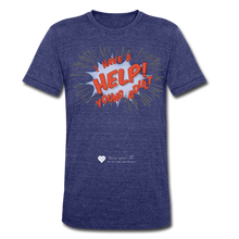 Load image into Gallery viewer, TC &quot;Help! I Have Young Adults&quot; Unisex Tri-Blend T-Shirt - heather indigo