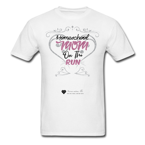 TC "Homeschool Mom On The Run" Unisex Standard T-Shirt Light - white