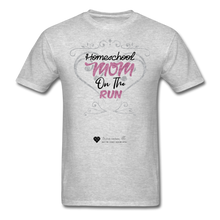 Load image into Gallery viewer, TC &quot;Homeschool Mom On The Run&quot; Unisex Standard T-Shirt Light - heather gray