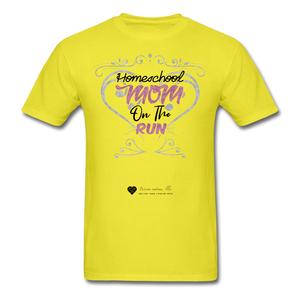 TC "Homeschool Mom On The Run" Unisex Standard T-Shirt Light - yellow