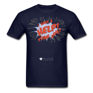 TC "Help! I Have A Young Adult" Unisex Classic T-Shirt - navy