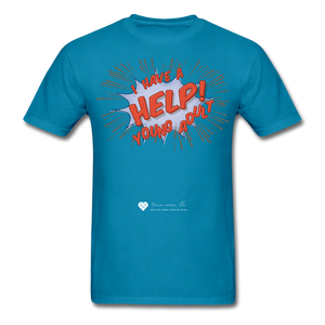 TC "Help! I Have A Young Adult" Unisex Classic T-Shirt - turquoise
