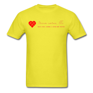 Trina Cares Unisex Standard T-Shirt - yellow