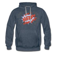 Load image into Gallery viewer, TC &quot;Help! I Have a Young Adult.&quot; Unisex Premium Hoodie - heather denim