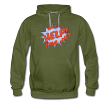 Load image into Gallery viewer, TC &quot;Help! I Have a Young Adult.&quot; Unisex Premium Hoodie - olive green