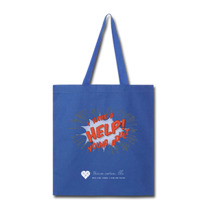 TC "Help! I Have A Young Adult" Tote Bag - royal blue