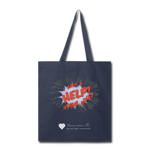 TC "Help! I Have A Young Adult" Tote Bag - navy