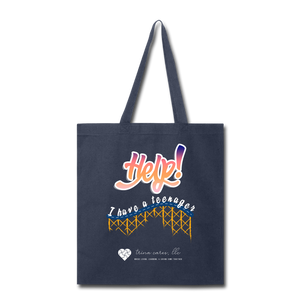 TC "Help! I Have A Teenager" Tote Bag - navy