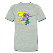 Load image into Gallery viewer, Captain Yolk Unisex Tri-Blend T-Shirt - heather gray