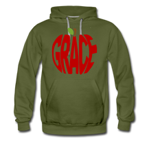 Load image into Gallery viewer, AoG Grace Men’s Premium Hoodie - olive green