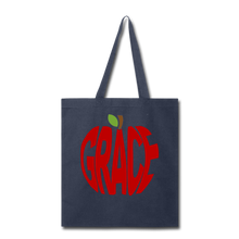 Load image into Gallery viewer, AoG Grace Tote Bag - navy