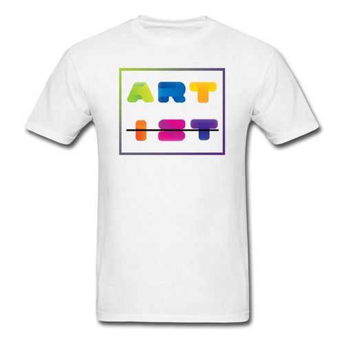 Art From Artist Colorful Standard T-Shirt - white