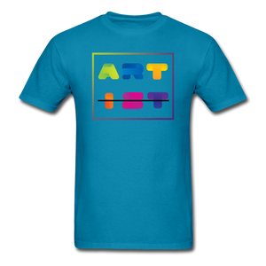 Art From Artist Colorful Standard T-Shirt - turquoise