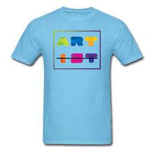Load image into Gallery viewer, Art From Artist Colorful Standard T-Shirt - aquatic blue