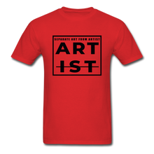 Load image into Gallery viewer, Art From Artist Standard Classic T-Shirt - red