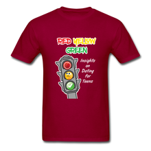 Load image into Gallery viewer, Red Yellow Green Standard T-Shirt - dark red