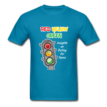 Load image into Gallery viewer, Red Yellow Green Standard T-Shirt - turquoise