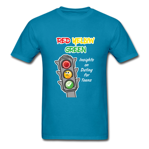 Red Yellow Green Standard T-Shirt - turquoise