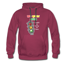 Load image into Gallery viewer, Red Yellow Green Unisex Premium Hoodie - burgundy
