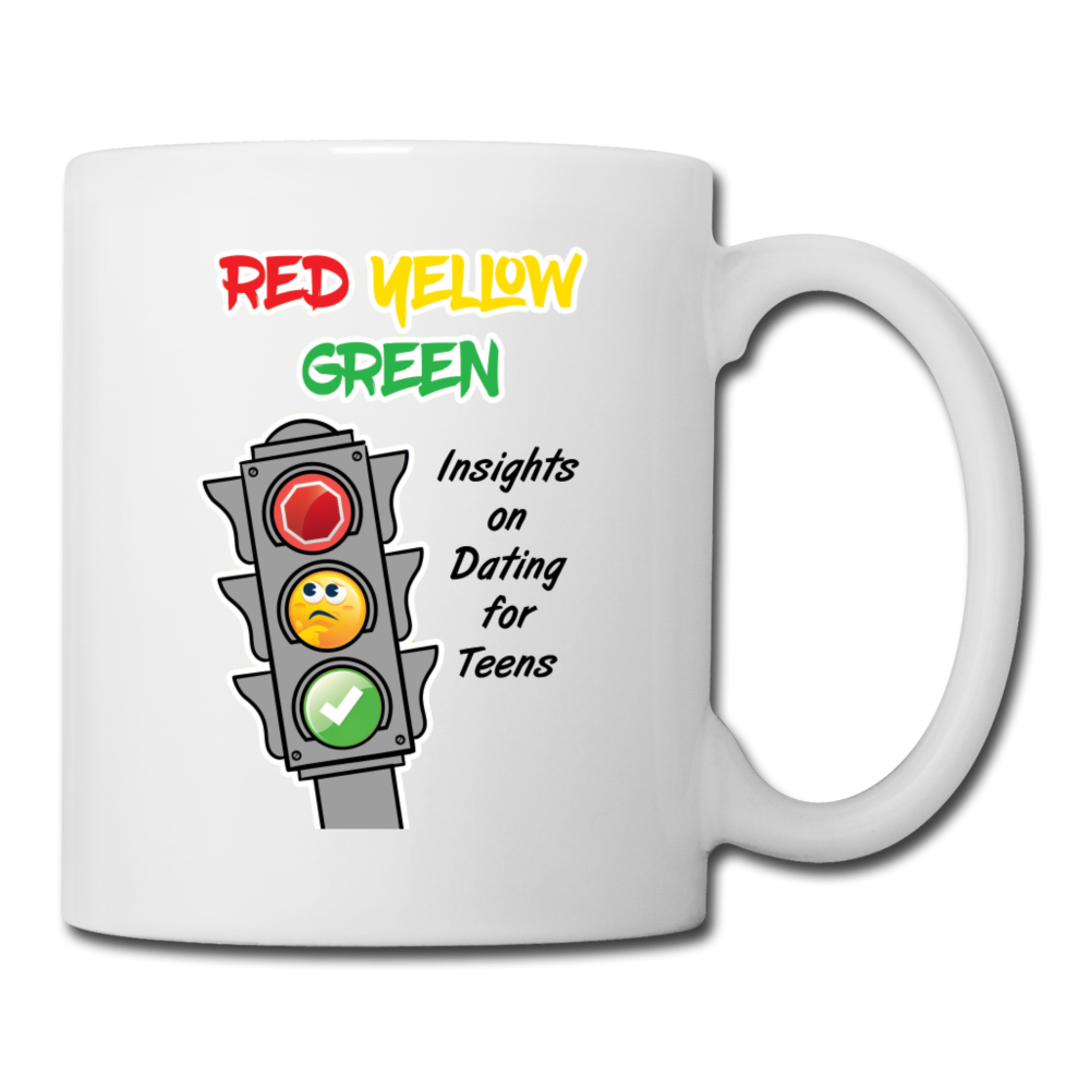 Red Yellow Green Mug - white