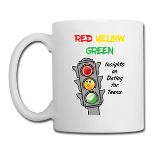 Red Yellow Green Mug - white