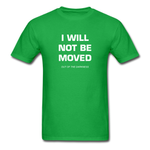 Load image into Gallery viewer, I Will Not Be Moved Unisex Standard T-Shirt - bright green