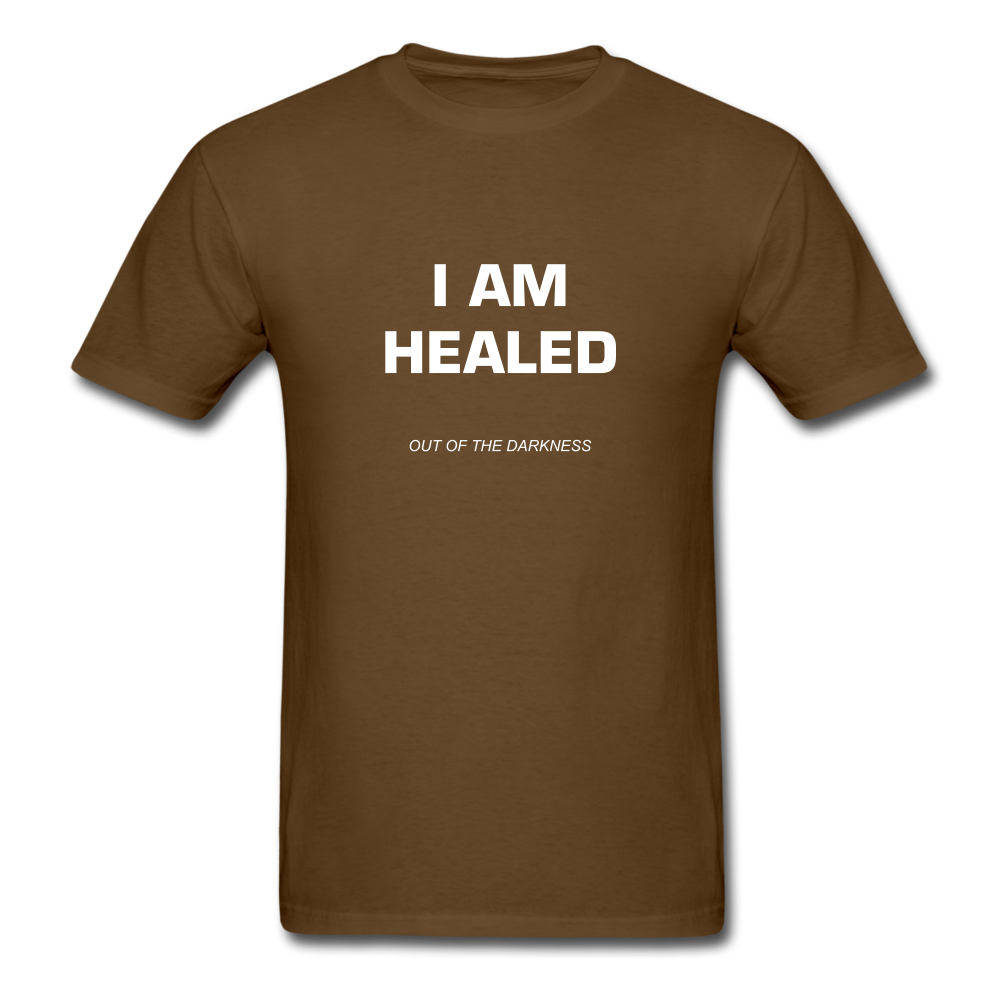 I Am Healed Unisex Standard T-Shirt - brown