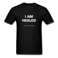 Load image into Gallery viewer, I Am Healed Unisex Standard T-Shirt - black