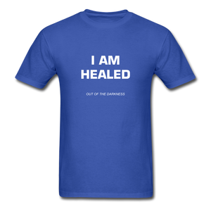 I Am Healed Unisex Standard T-Shirt - royal blue