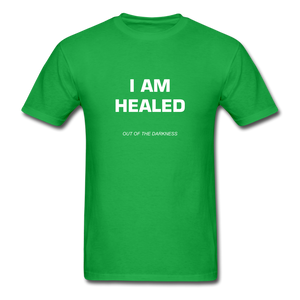 I Am Healed Unisex Standard T-Shirt - bright green