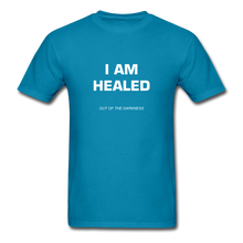 Load image into Gallery viewer, I Am Healed Unisex Standard T-Shirt - turquoise