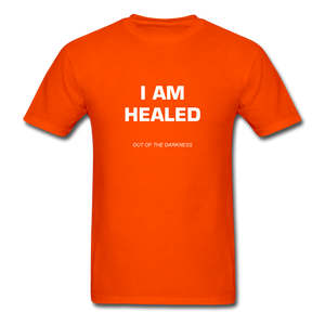 I Am Healed Unisex Standard T-Shirt - orange