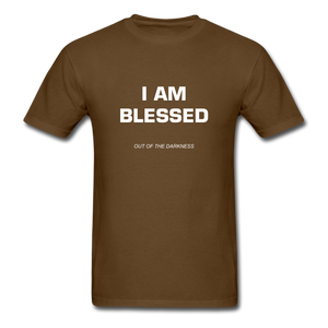 I Am Blessed Unisex Standard T-Shirt - brown