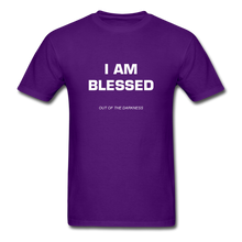Load image into Gallery viewer, I Am Blessed Unisex Standard T-Shirt - purple