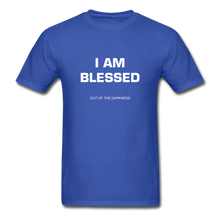 Load image into Gallery viewer, I Am Blessed Unisex Standard T-Shirt - royal blue